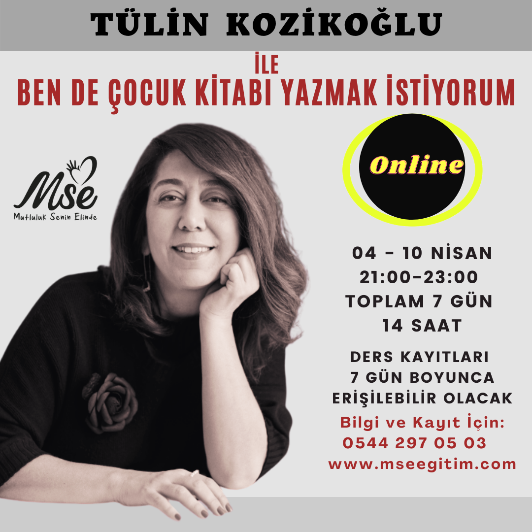 Ben de Çocuk Kitabı Yazmak İstiyorum Nisan Ayı