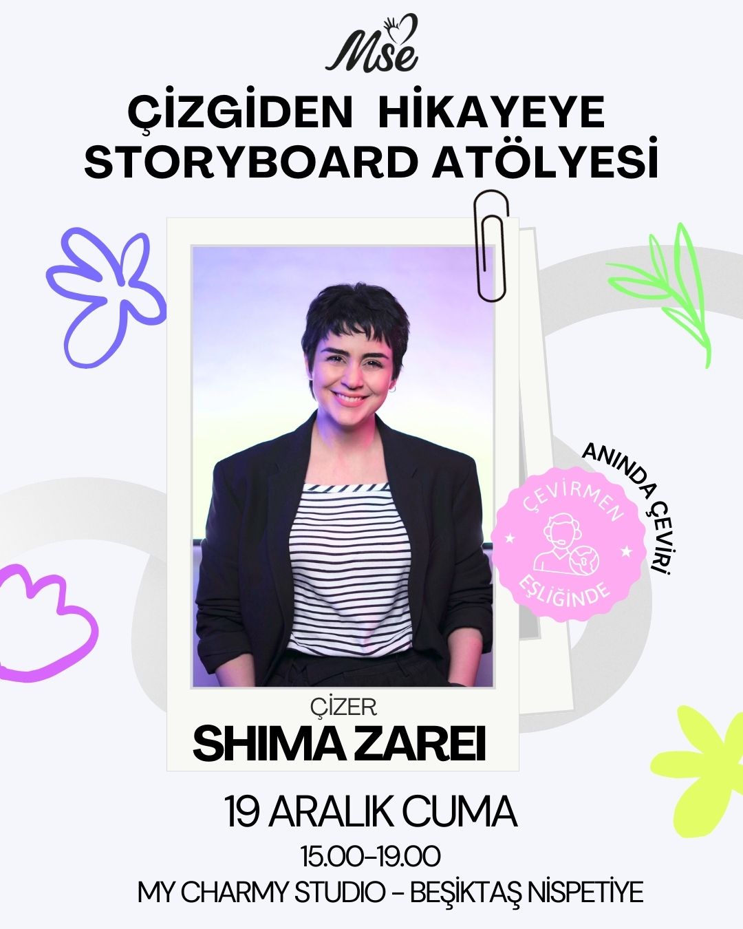 ÇİZGİDEN  HİKAYEYE  STORYBOARD ATÖLYESİ