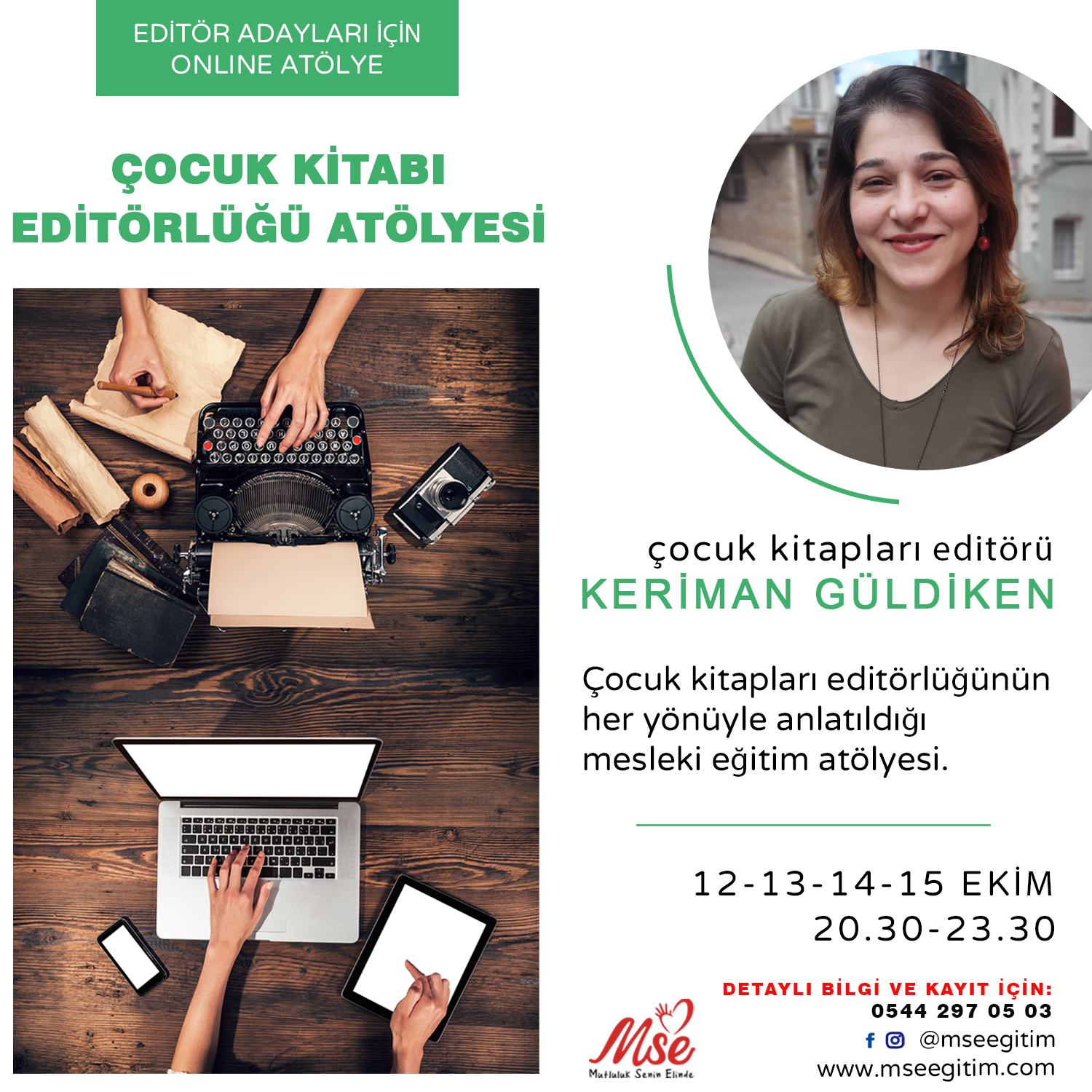 Çocuk Kitabı Editörlüğü Atölyesi