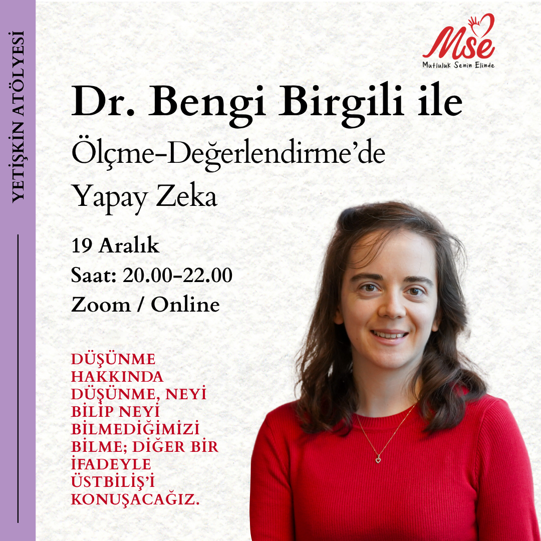 Ölçme-Değerlendirme’de Yapay Zeka