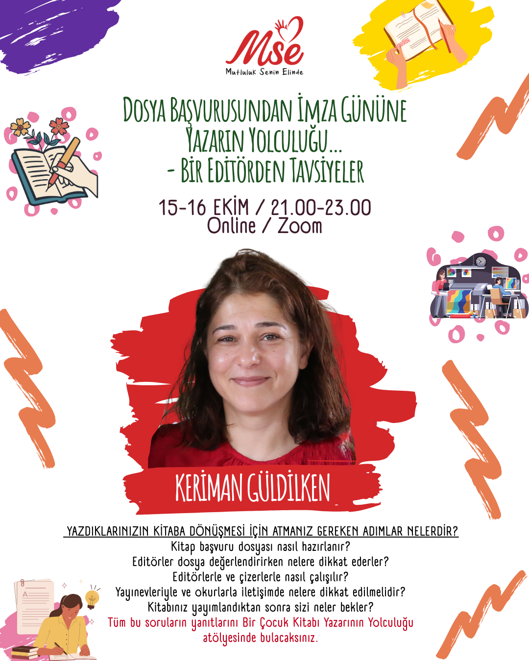 EDİTÖRDEN TAVSİYELER  "Yazarın Yolculuğu" Ekim 2025
