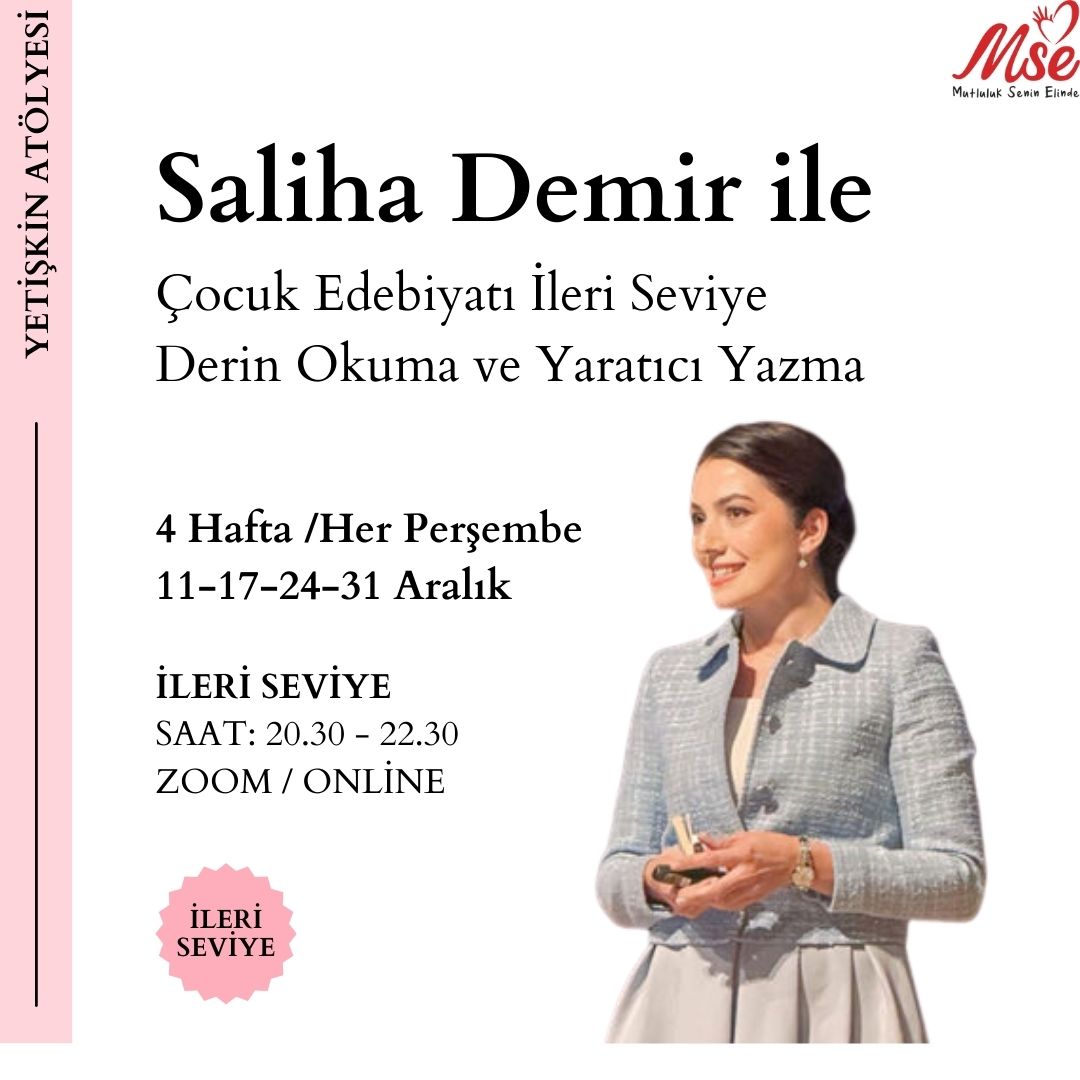 Çocuk Edebiyatı İleri Seviye — Derin Okuma & Yaratıcı Yazma (Aralık)