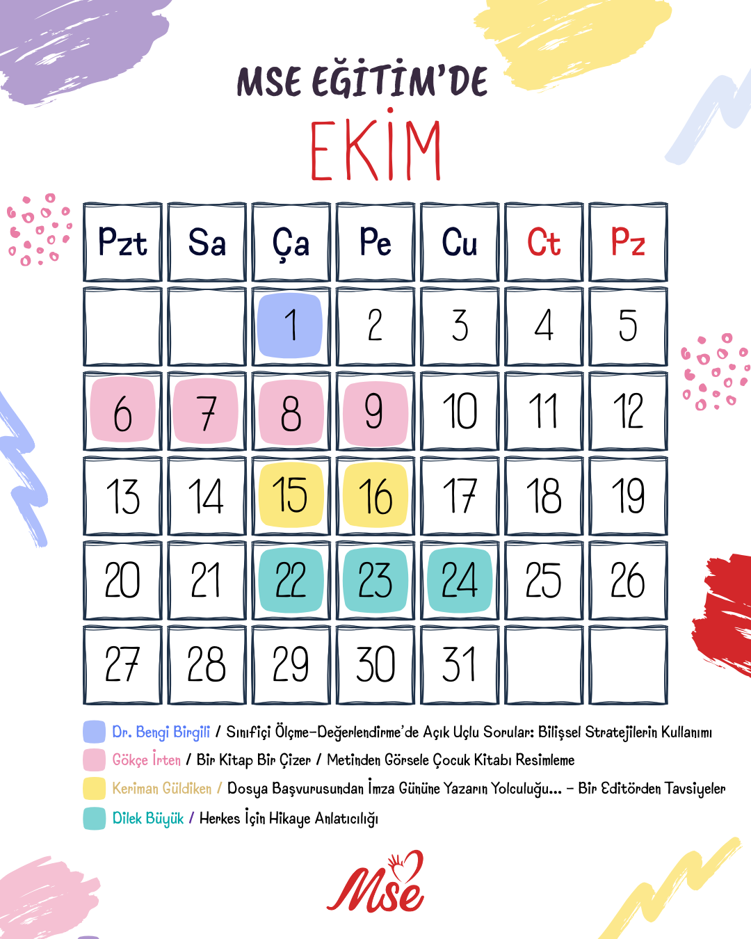 Ekim Ayı Atölye Planlaması